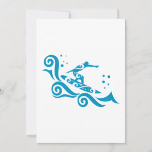Carte De Correspondance Maori Surfer