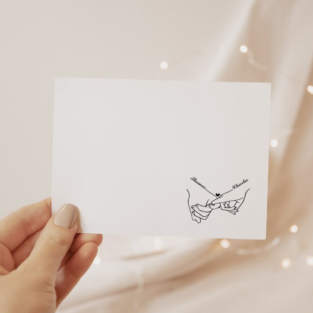 Carte De Correspondance Mariage minimal simple (Créateur téléchargé)
