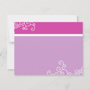 Carte De Correspondance Marielle Shimmer Bat mitzvah Merci