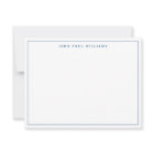 Marine Bleu Simple Moderne Professionnel Léger Bor