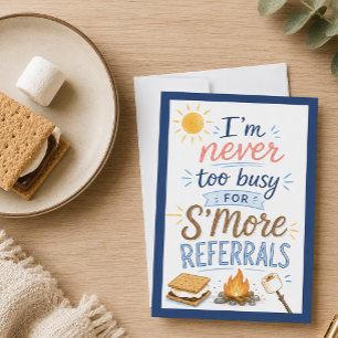 Carte De Correspondance Marketing de référencement de l'entreprise SMores