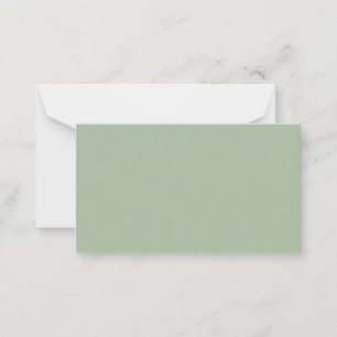 Carte De Correspondance Marque personnalisée verte Sage