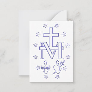 Carte De Correspondance Médaille de Notre-Dame des Grâces