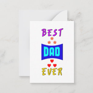 Carte De Correspondance Meilleurs Cadeaux de Papa pour la Fête des Pères