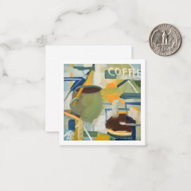 Carte De Correspondance Mélange petit-déjeuner (Devant/Arrière en situation)