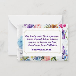 CARTE DE CORRESPONDANCE MERCI