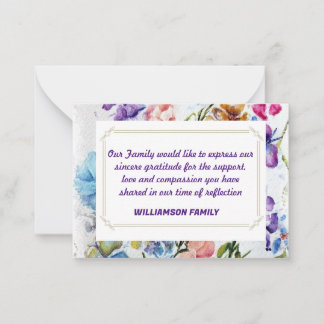 CARTE DE CORRESPONDANCE MERCI