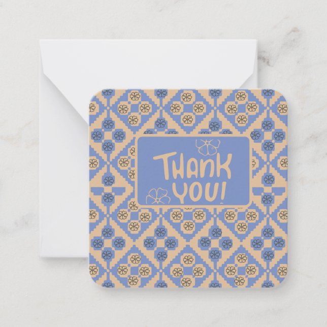 Carte De Correspondance Merci (Devant)