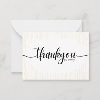 Carte De Correspondance Merci À Venir (Mariage)