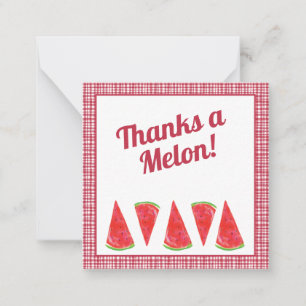 Carte De Correspondance Merci Au Merci Client De Melon Watermelon