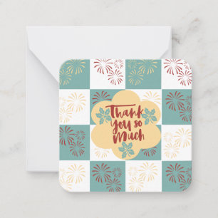 Carte De Correspondance Merci beaucoup :
