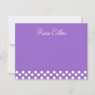 Carte De Correspondance Merci de Bat mitzvah de de de point Polka