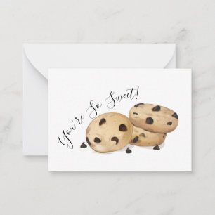 Carte De Correspondance Merci de biscuit