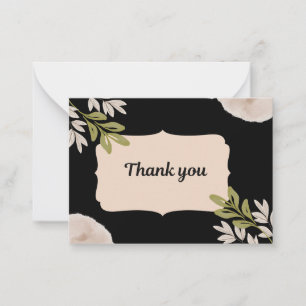 Carte De Correspondance Merci de coeur