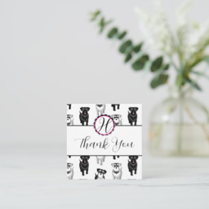 Carte De Correspondance Merci de savants miniatures mignons