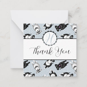 Carte De Correspondance Merci de savants miniatures mignons