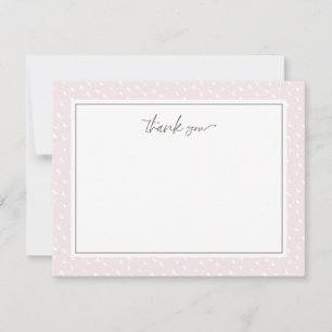 Carte De Correspondance Merci des points Abstraits