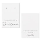 Merci D'Être Mon Écran De Bijoux D'Épouse