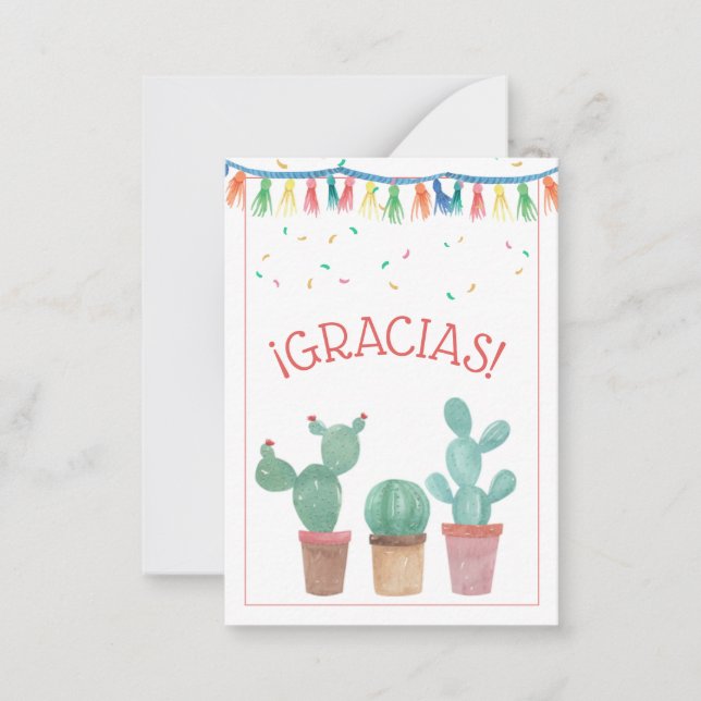 Carte De Correspondance Merci Gracias du sud-ouest (Devant)