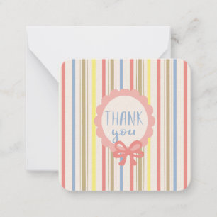 Carte De Correspondance Merci Note Card :