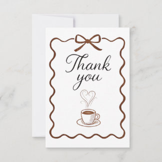 Carte De Correspondance Merci Un Latte !