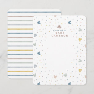 Carte De Correspondance Mickey Mouse Polka Dot Baby shower