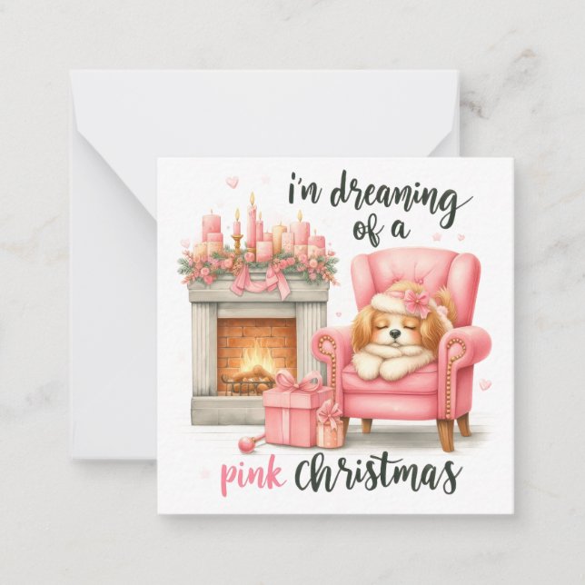 Carte De Correspondance Mignons Notelets de Noël (Devant)