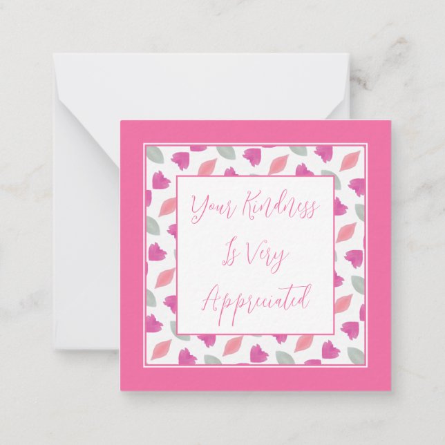 Carte De Correspondance Mini Petit Merci (Dos)
