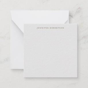 Carte De Correspondance Minimaliste Customisé personnalisé classique