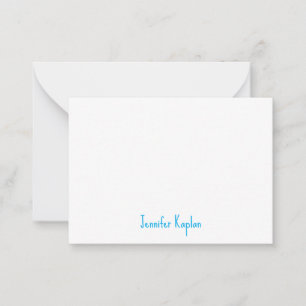 Carte De Correspondance Minimaliste Professionnel Écriture Manuscrite Élég