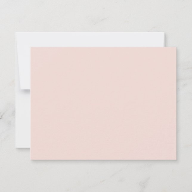 Carte De Correspondance Minuscule rose vif uni élégant chic (Devant)
