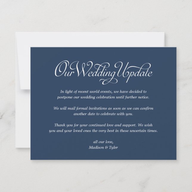 Carte De Correspondance Mise à jour du Mariage Rollercoaster (Devant)