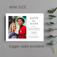 Moderne petite taille simple photo de mariage pour