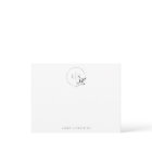 Moderne Simple Serif Monogram Couple Statione