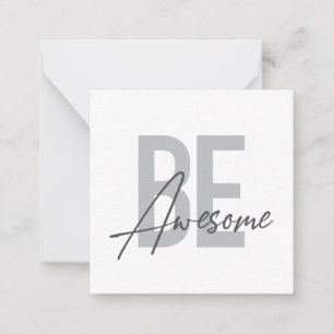 Carte De Correspondance Moderne, simple, typographie urbaine cool Soyez gé