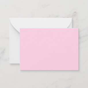 Carte De Correspondance Mois de sensibilisation au cancer du sein rose cla