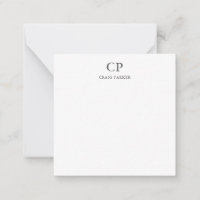 Monogramme classique professionnel simple