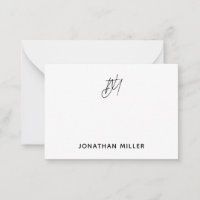 Monogramme minimaliste moderne