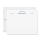 Monogramme moderne Élégant Script Calligraphie Nom