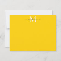 Monogramme moderne élégante pour fille Jaune clair