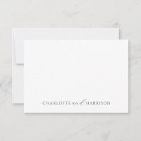 Monogramme simple Elegant Couple Names