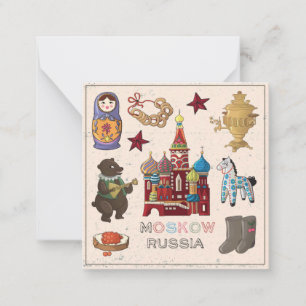 Carte De Correspondance Moscou, Russie