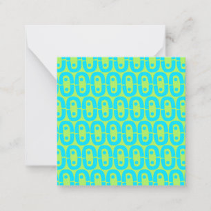 Carte De Correspondance motif coloré moderne