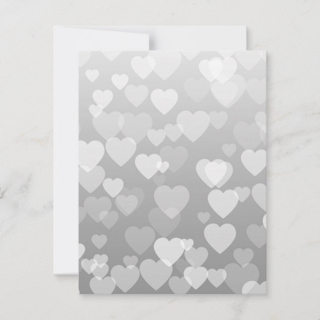 Carte De Correspondance Motif de coeur 17 (Devant)