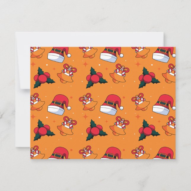 Carte De Correspondance Motif de Noël 90 (Devant)