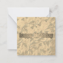 Motif d'or Joyeux anniversaire