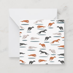 Carte De Correspondance Motif Greyhound