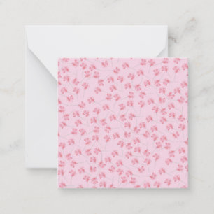 Carte De Correspondance Motif Lollipop rose