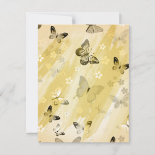 Carte De Correspondance Motif papillon 10