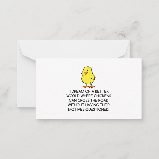 CARTE DE CORRESPONDANCE MOTIVATIONS DE POULET (Devant)